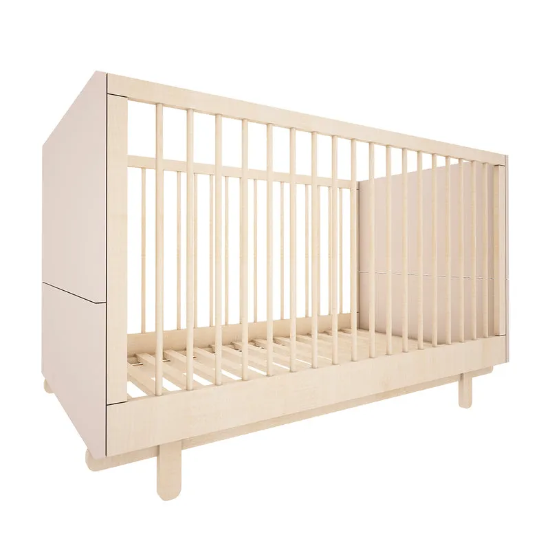 Lit évolutif 70x140 et commode 3 tiroirs Wood Luck Romy - Cachemire