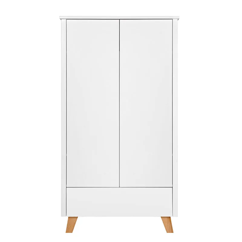 Armoire 2 portes 1 tiroir Novelies Zara Blanc
