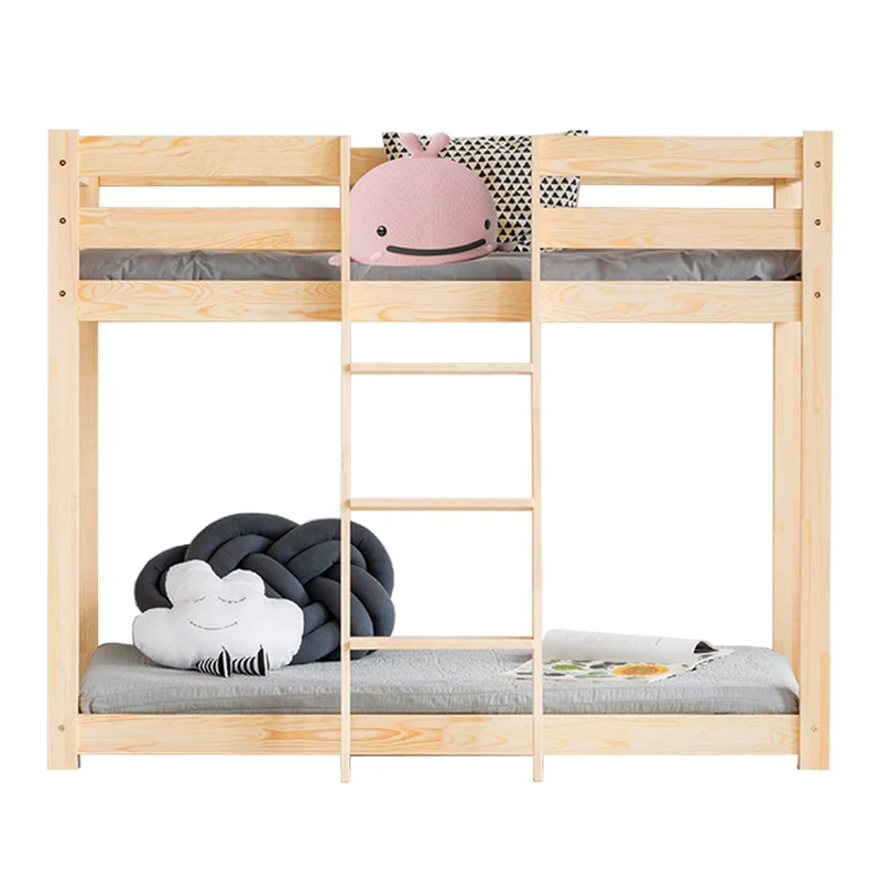 Lit superposé 90x190 sommier inclus Derek Bois