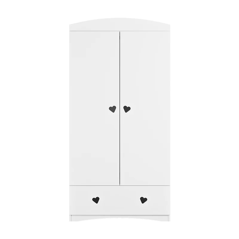 Armoire 2 portes 1 tiroir Kocot Kids Julia - Blanc