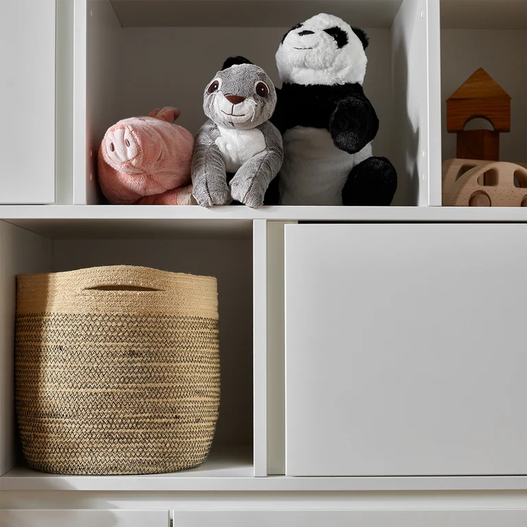 Porte de bibliothèque Pinio Swing - Blanc et bois