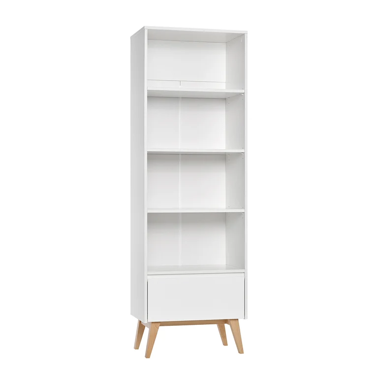 Bibliothèque colonne Pinio Swing - Blanc et bois