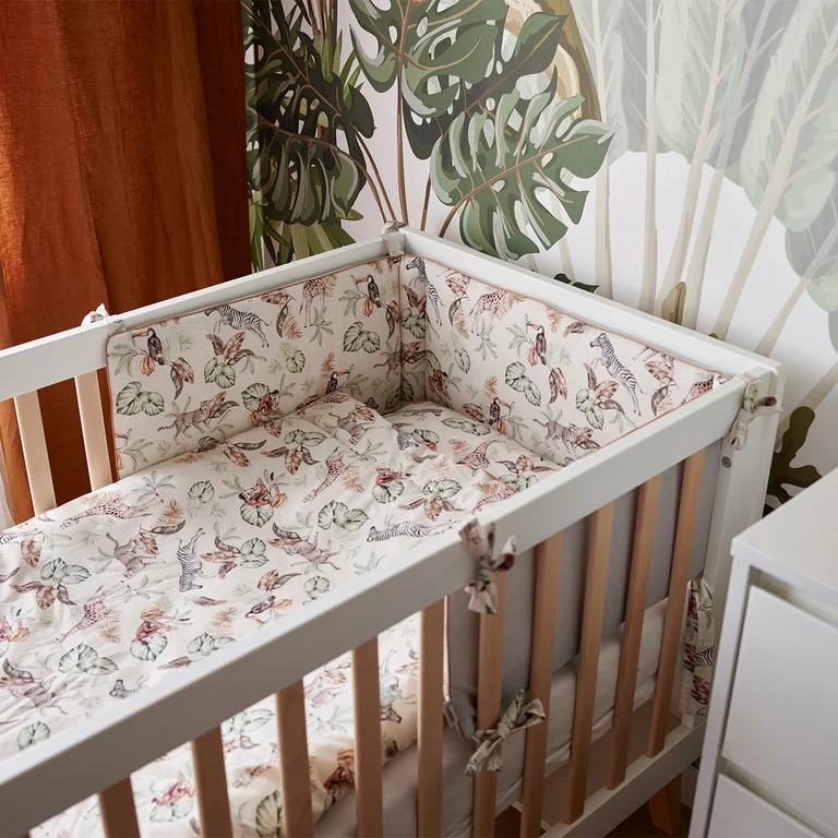 Lit évolutif 70x140 et commode 3 tiroirs Pinio Swing - Blanc et bois