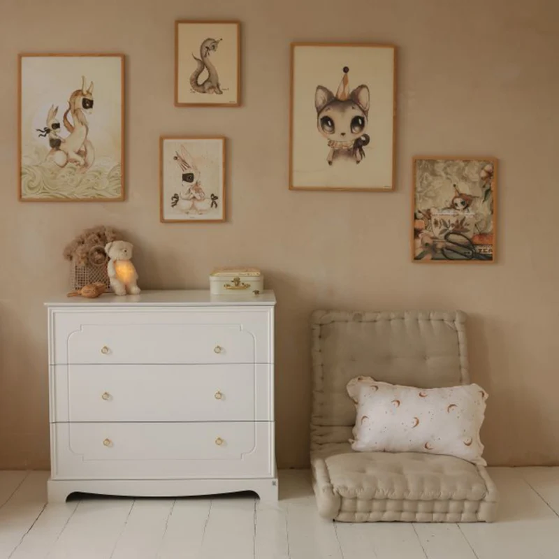 Commode 3 tiroirs Bellamy Royal - Blanc