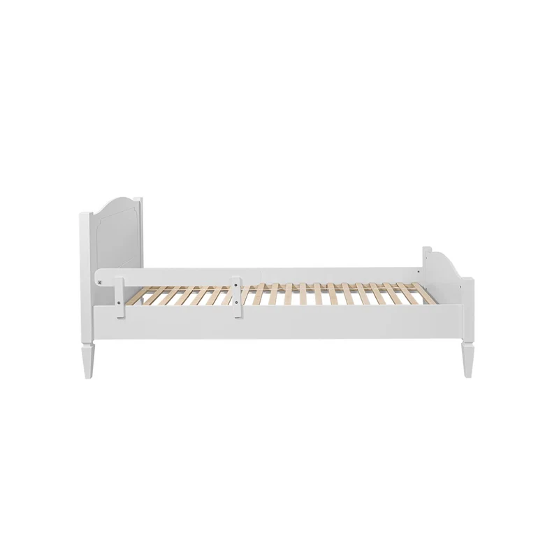 Lit 90x200 sommier inclus Bellamy Royal - Blanc