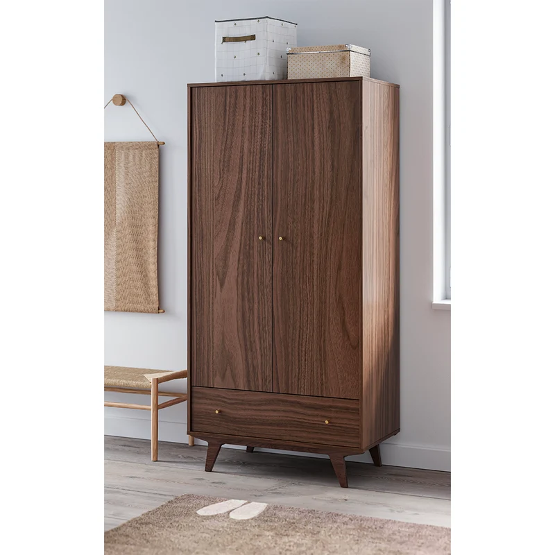 Armoire 2 portes 1 tiroir Vox Mid - Bois