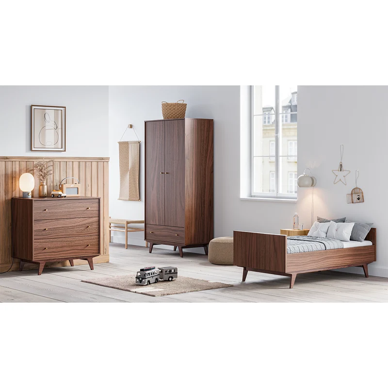 Armoire 2 portes 1 tiroir Vox Mid - Bois