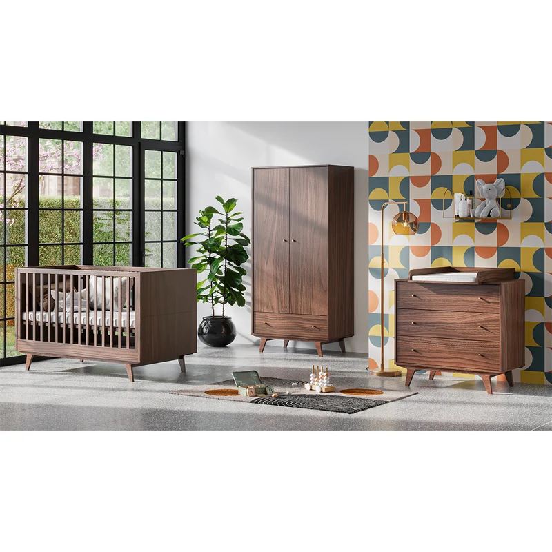 Armoire 2 portes 1 tiroir Vox Mid - Bois