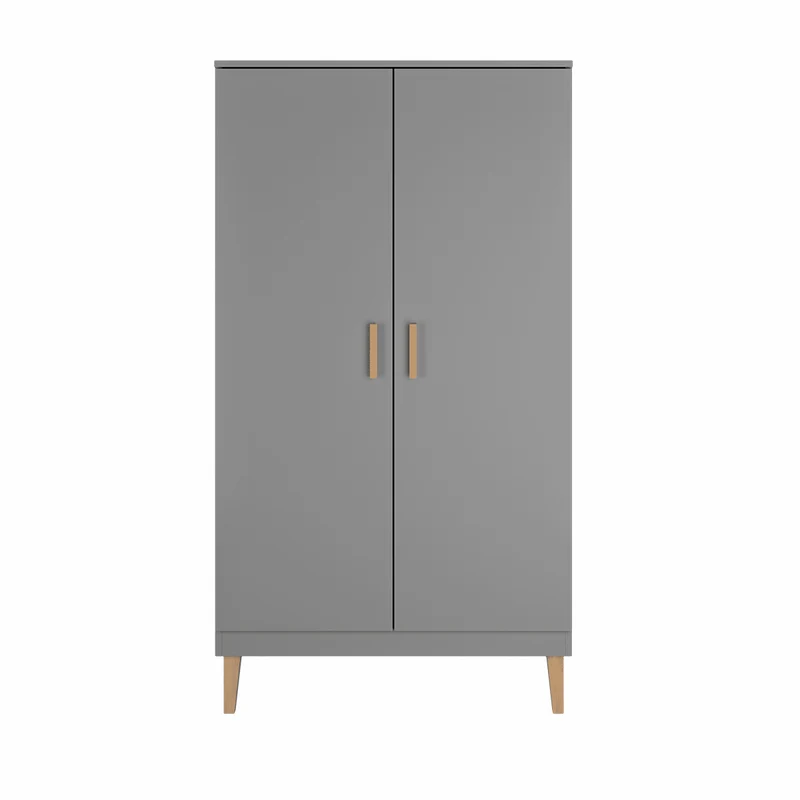 Armoire 2 portes Kocot Kids Kubi - Gris