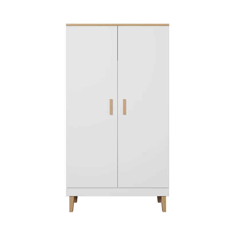 Armoire 2 portes Denver - Blanc
