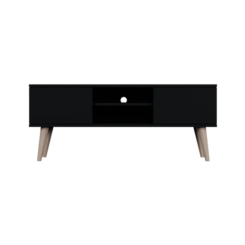 Meuble TV 120 cm Toronto - Noir