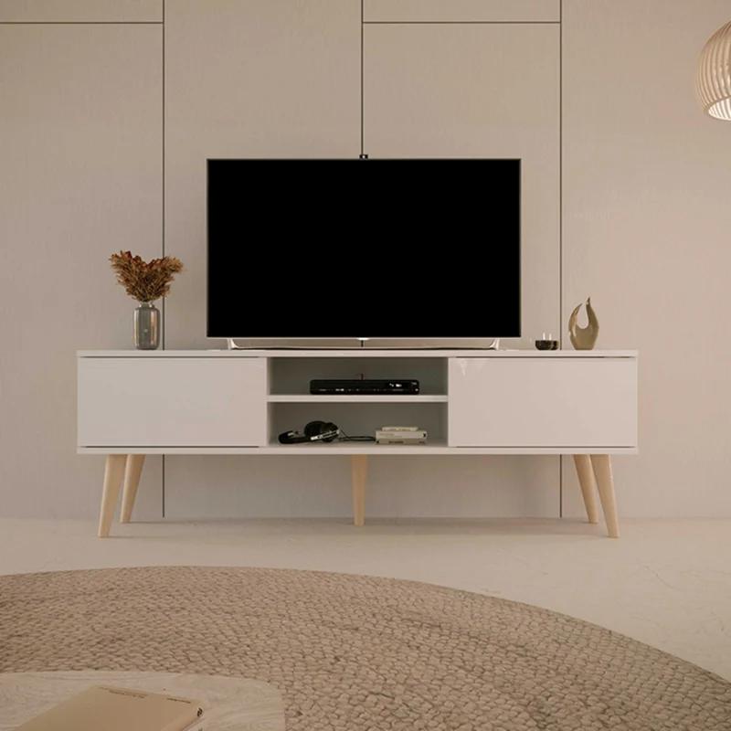 Meuble TV 160 cm Toronto - Blanc