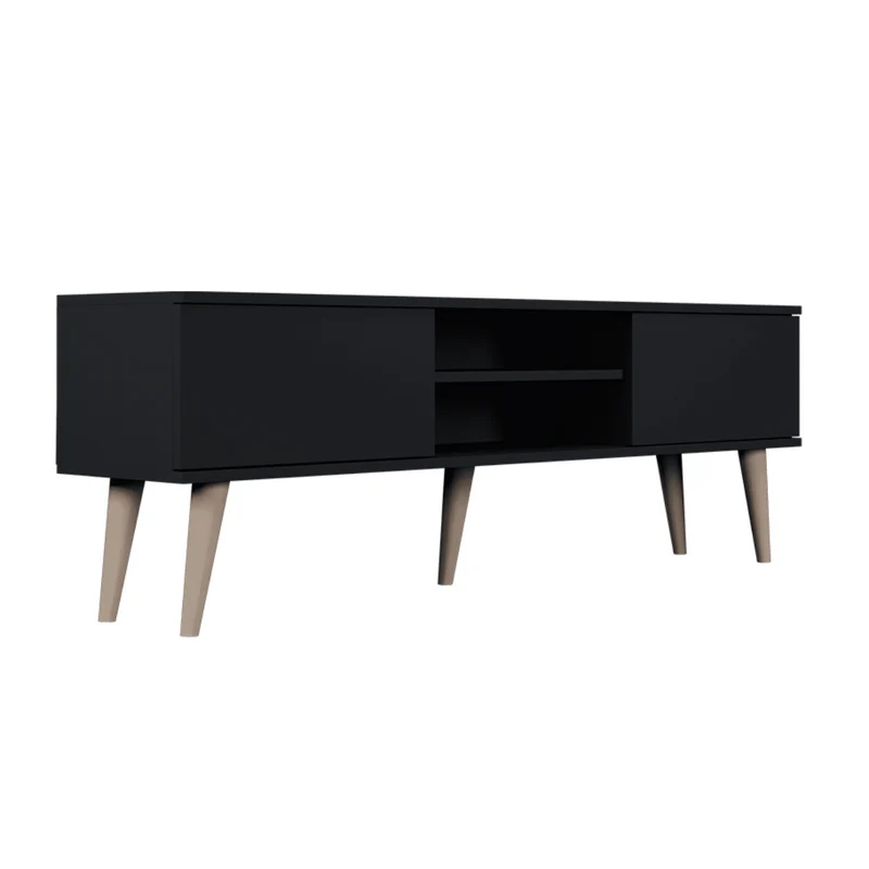 Meuble TV 160 cm Toronto - Noir