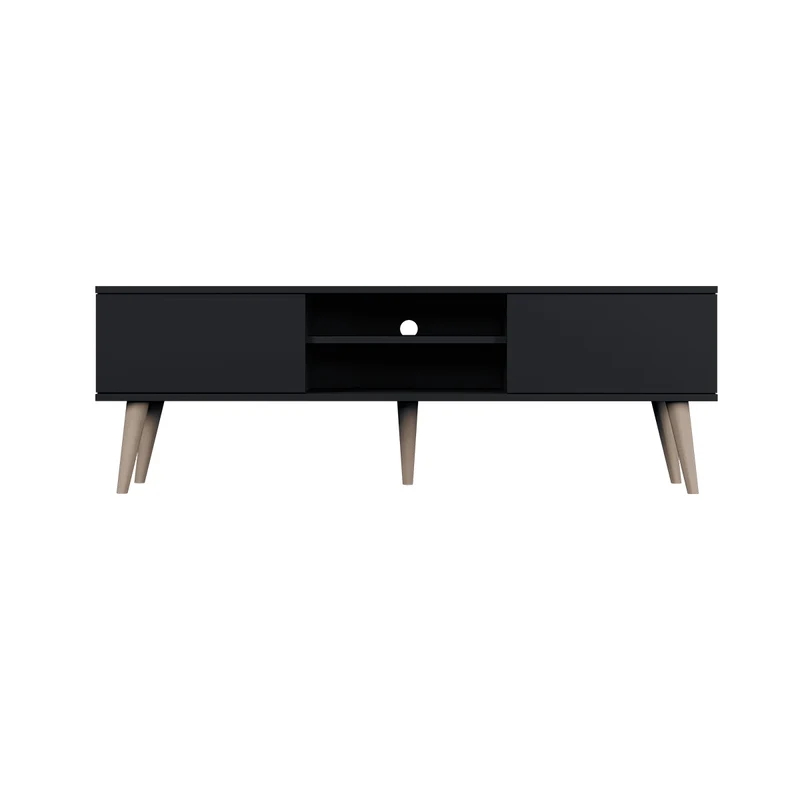Meuble TV 160 cm Toronto - Noir