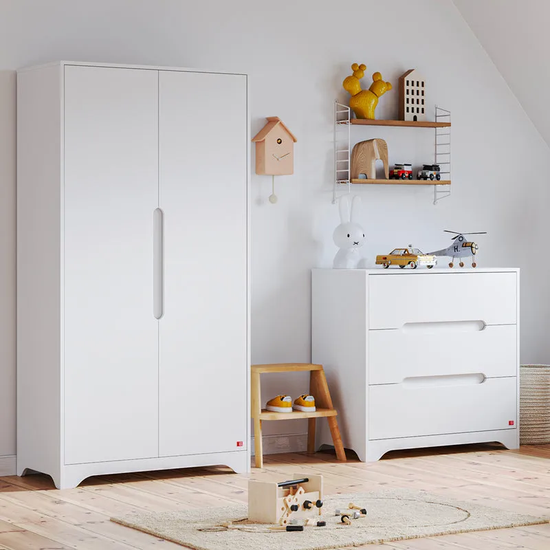 Armoire 2 portes Vox Ova Blanc