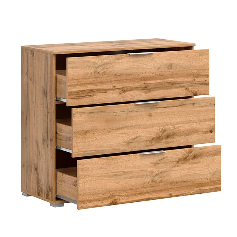 Commode 3 tiroirs Selma Blanc
