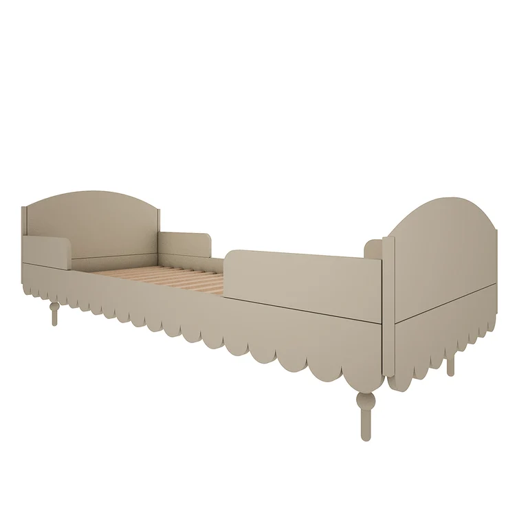 Lit 90x200 sommier inclus Wood Luck Babushka Olive