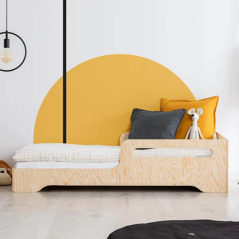 Lit 90x190 sommier inclus Ambre Bois