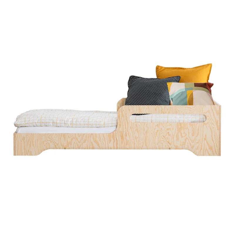 Lit 90x190 sommier inclus Ambre Bois