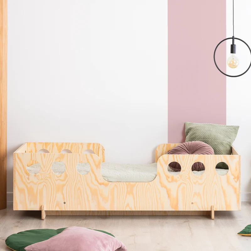 Lit 90x190 sommier inclus Anaïs Bois