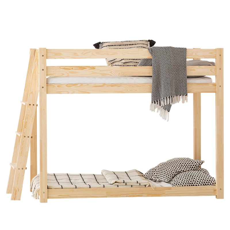 Lit superposé 90x200 sommier inclus Owen Bois