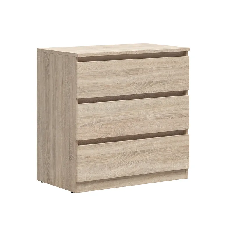 Commode 3 tiroirs Edwin Bois clair