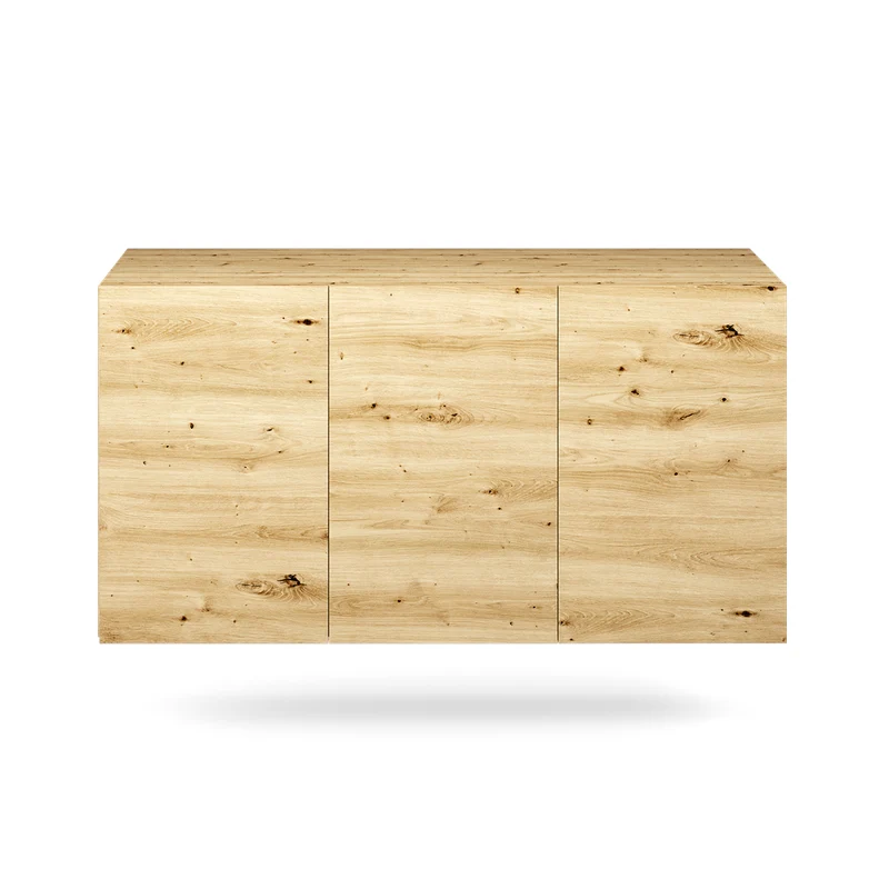 Buffet mural 3 portes Idao Bois clair