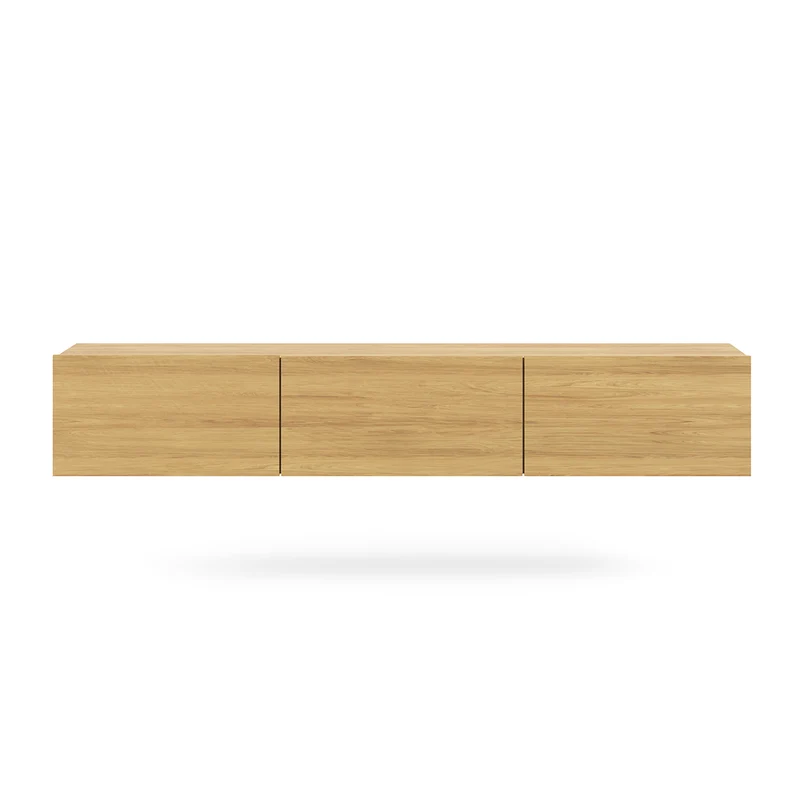 Meuble TV mural 3 portes 180 cm Idao Bois