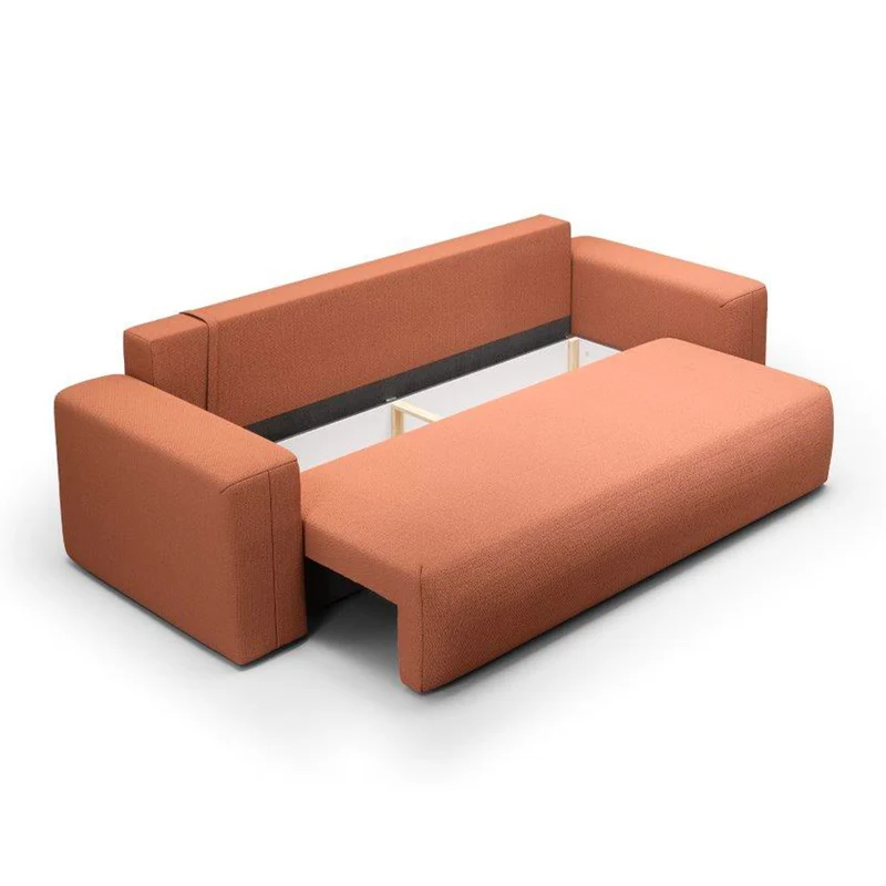 Canapé convertible 3 places coffre Bliss Cuivre