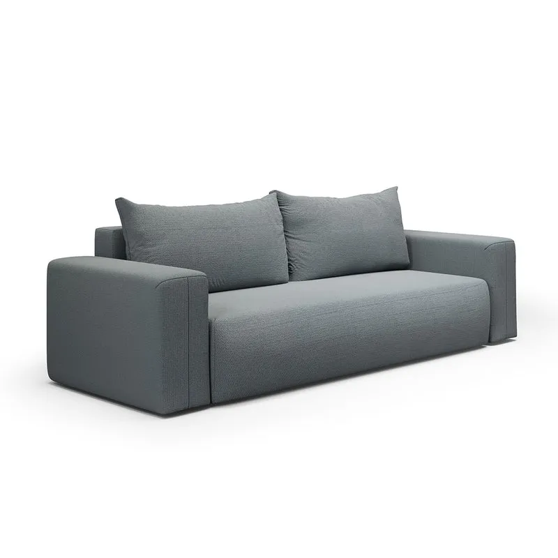 Canapé convertible 3 places coffre Bliss Gris