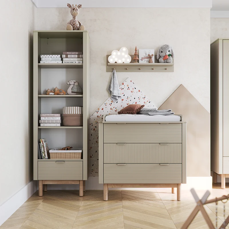 Commode 3 tiroirs Pinio Miloo Champagne