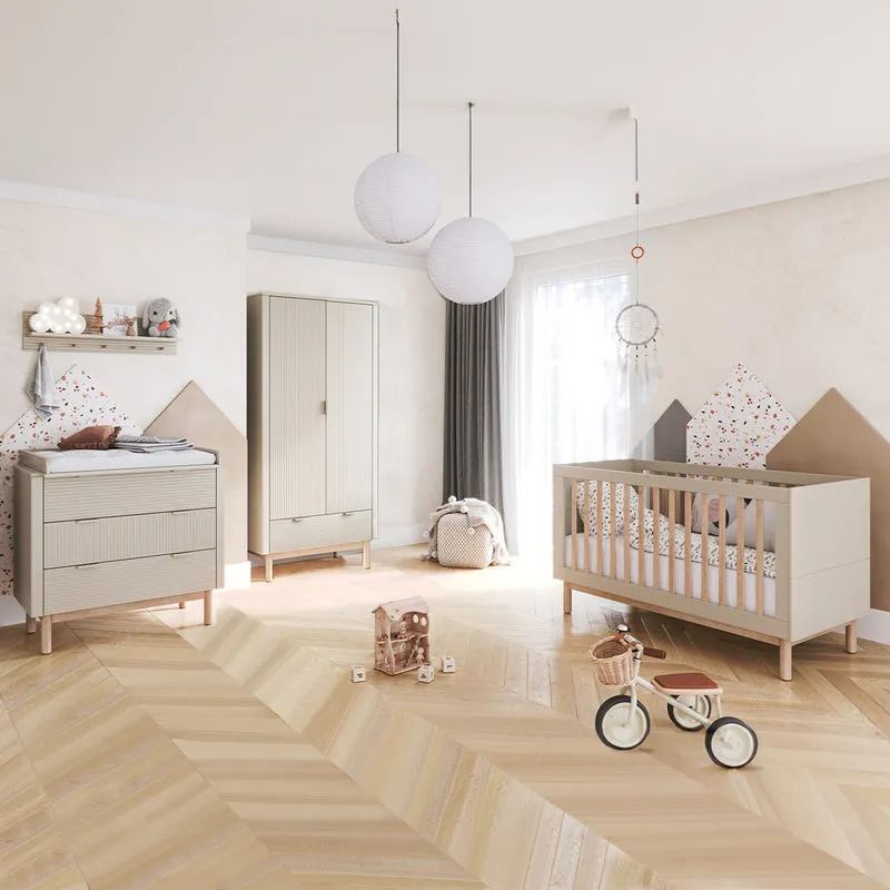 Commode 3 tiroirs Pinio Miloo Champagne