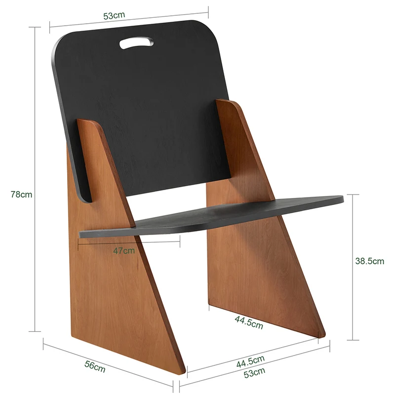SoBuy HFST03-SCH Chaise Design en Bois Confortable Ergonomique Fauteuil de Salon Chaise de Cuisine en Tenons et Mortaises