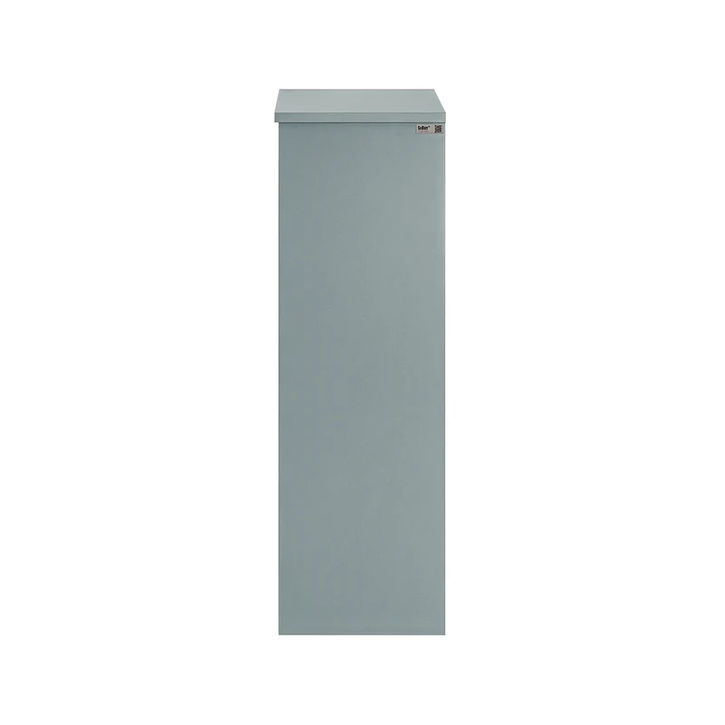 SoBuy FSR165-K-HG Meuble à Chaussures à Abattants 2 Niveaux – Rangement Discret pour Entrée – 61x26x81 cm Gris