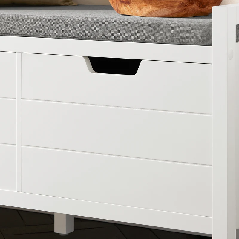 SoBuy FSR63-W Banc de Rangement Commode à Chaussure