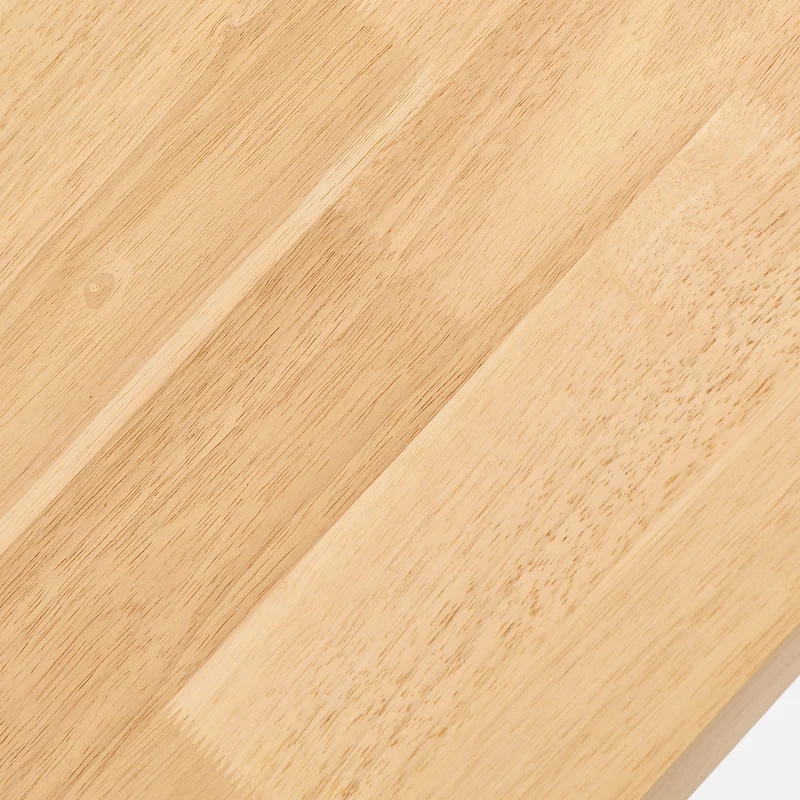 SoBuy FKW114-WN Îlot Central de Cuisine Buffet avec Plateau en Bois d'Hévéa, Porte-Bouteilles à 2 Niveaux