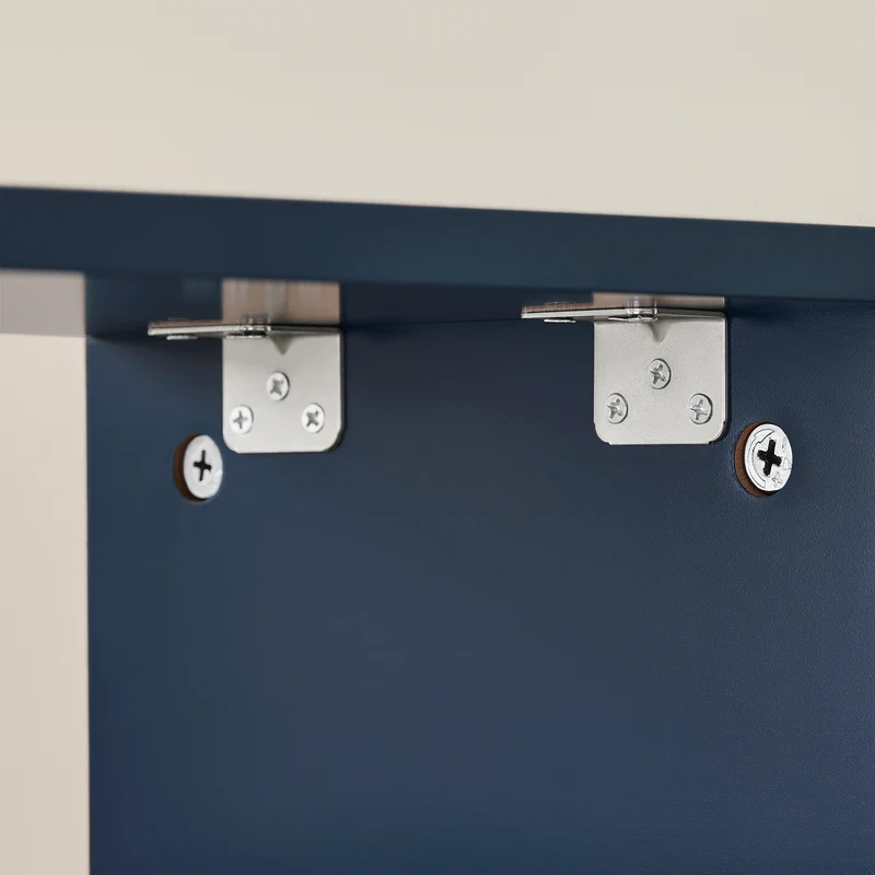 SoBuy BZR195-B Meuble de Rangement Salle de Bain Étroit sur roulettes, Support Papier Toilette, Armoire Toilettes WC Compact, 1 Plateau Amovible et 3 Tiroirs