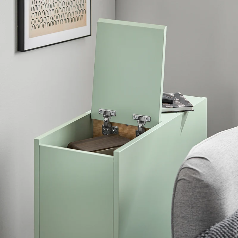 SoBuy FBT161-GR Bout de Canapé, Table d'Appoint
