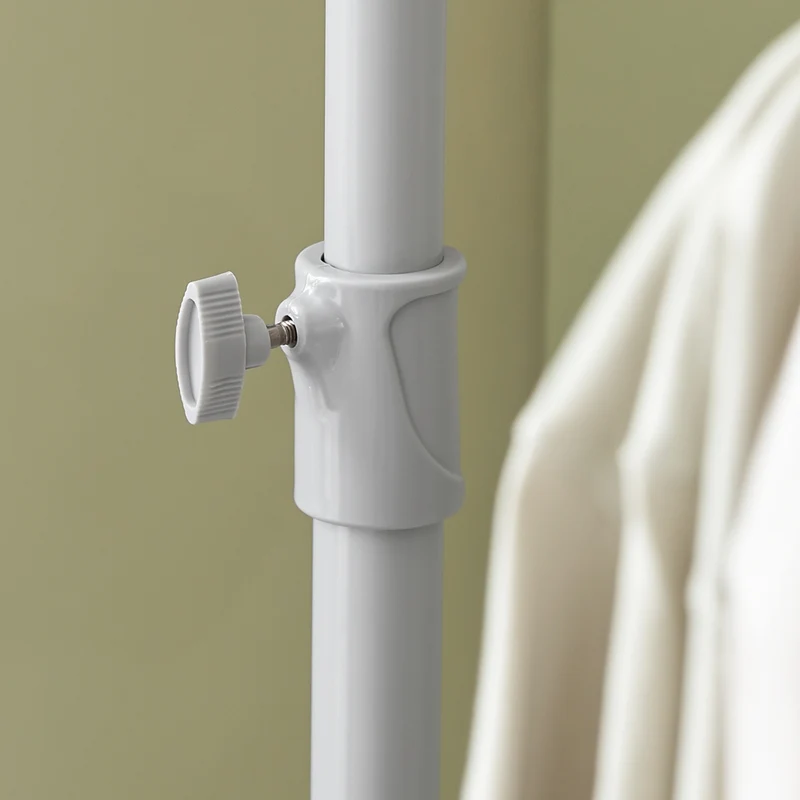 SoBuy FRG34-HG Penderie Garde-Robe Portant de vêtement 3 Barres 3 paniers