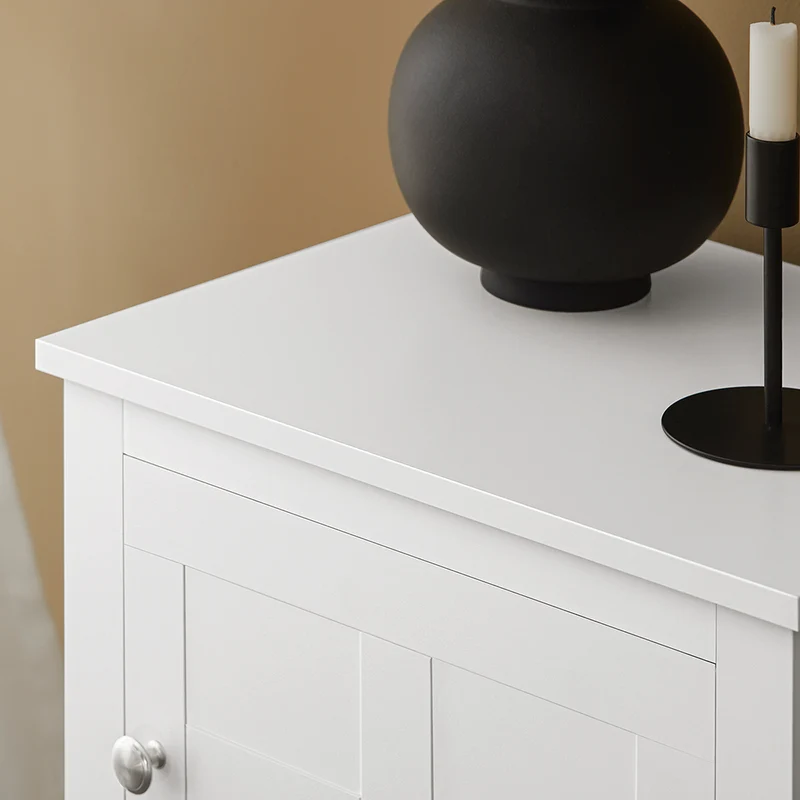 SoBuy FBT113-W Table de Chevet, Table de Nuit, Table d'Appoint, Table de Téléphone, Bout de Canapé