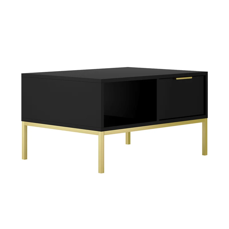 Table basse 80 cm Seattle Noir