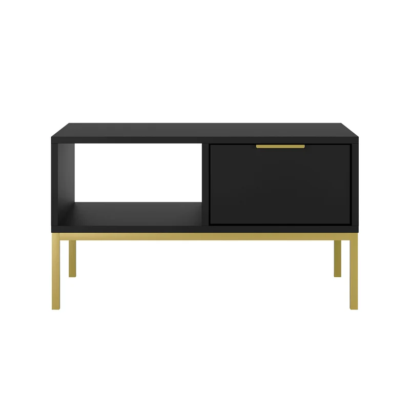 Table basse 80 cm Seattle Noir