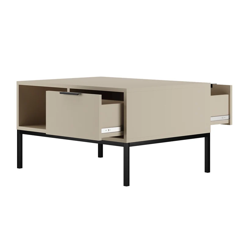 Table basse 80 cm Seattle Cachemire