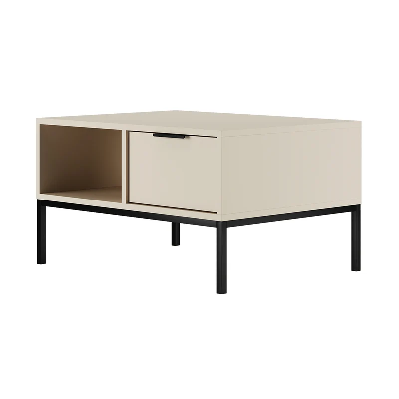 Table basse 80 cm Seattle Cachemire