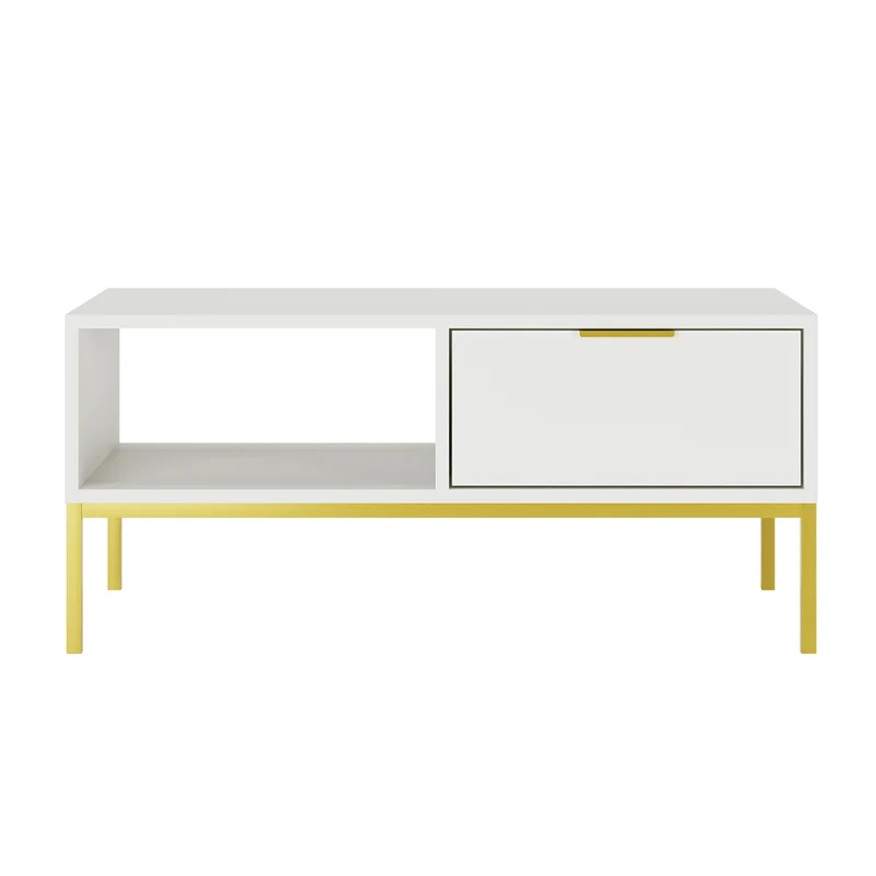 Table basse 100 cm Seattle Blanc