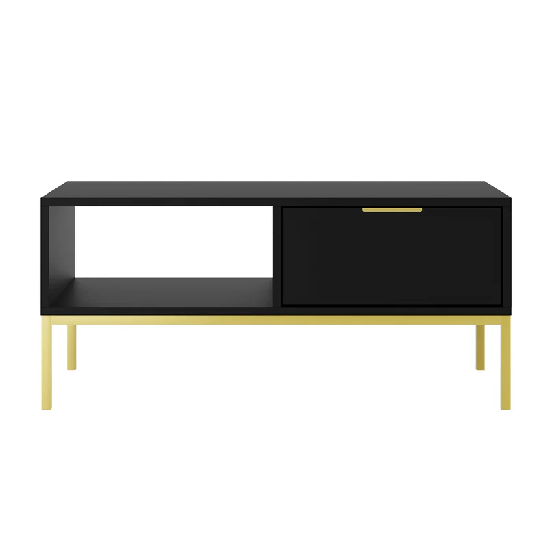 Table basse 100 cm Seattle Noir
