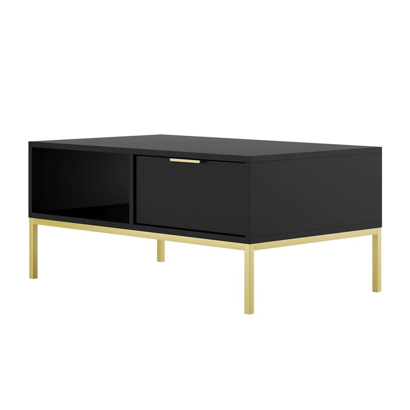 Table basse 100 cm Seattle Noir