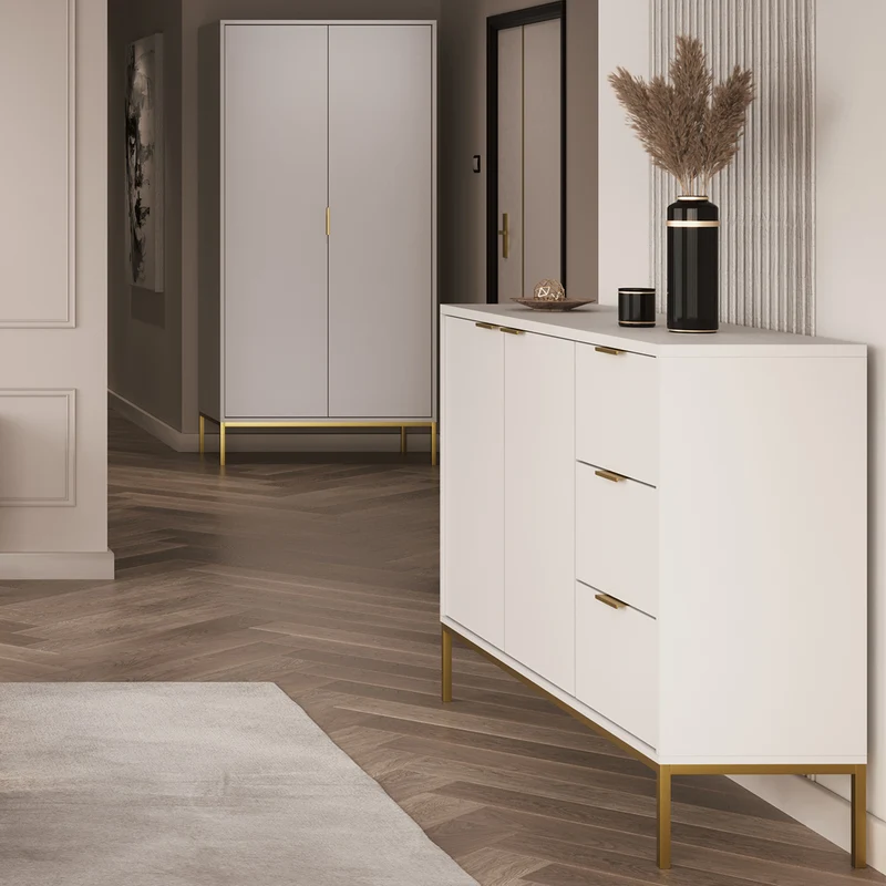 Armoire 2 portes Seattle Blanc