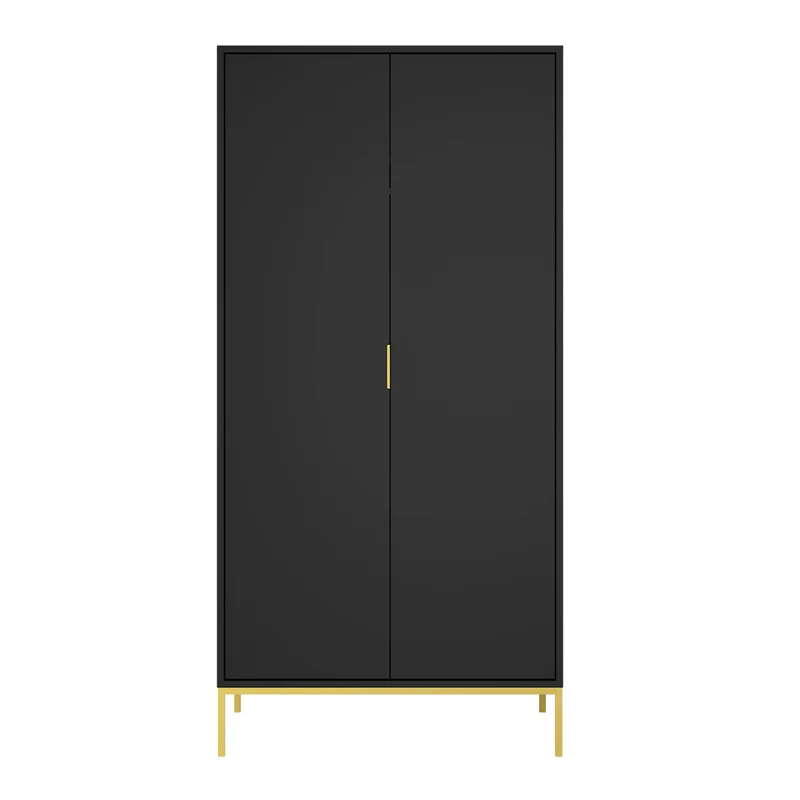 Armoire 2 portes Seattle Noir