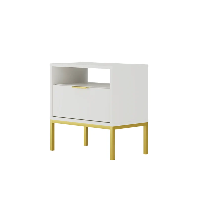 Table de chevet Seattle Blanc